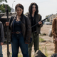 Hal Cumpston, Aliyah Royale, Alexa Mansour, and Nicolas Cantu in Walking Dead: World Beyond